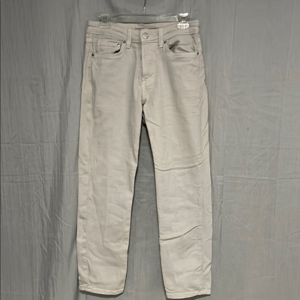 H&M White Straight Jeans Classic Fit